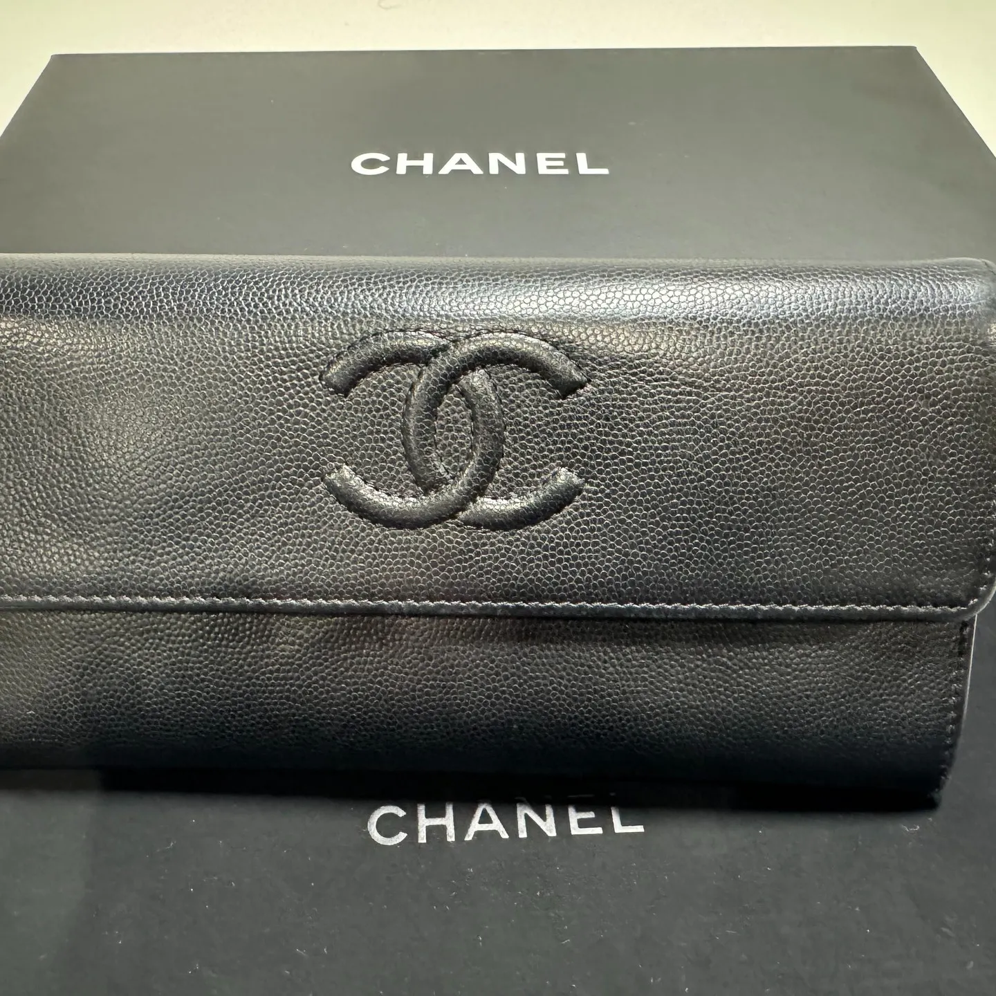 CHANEL『キャビアスキン　ウォレット』買い取りました！！