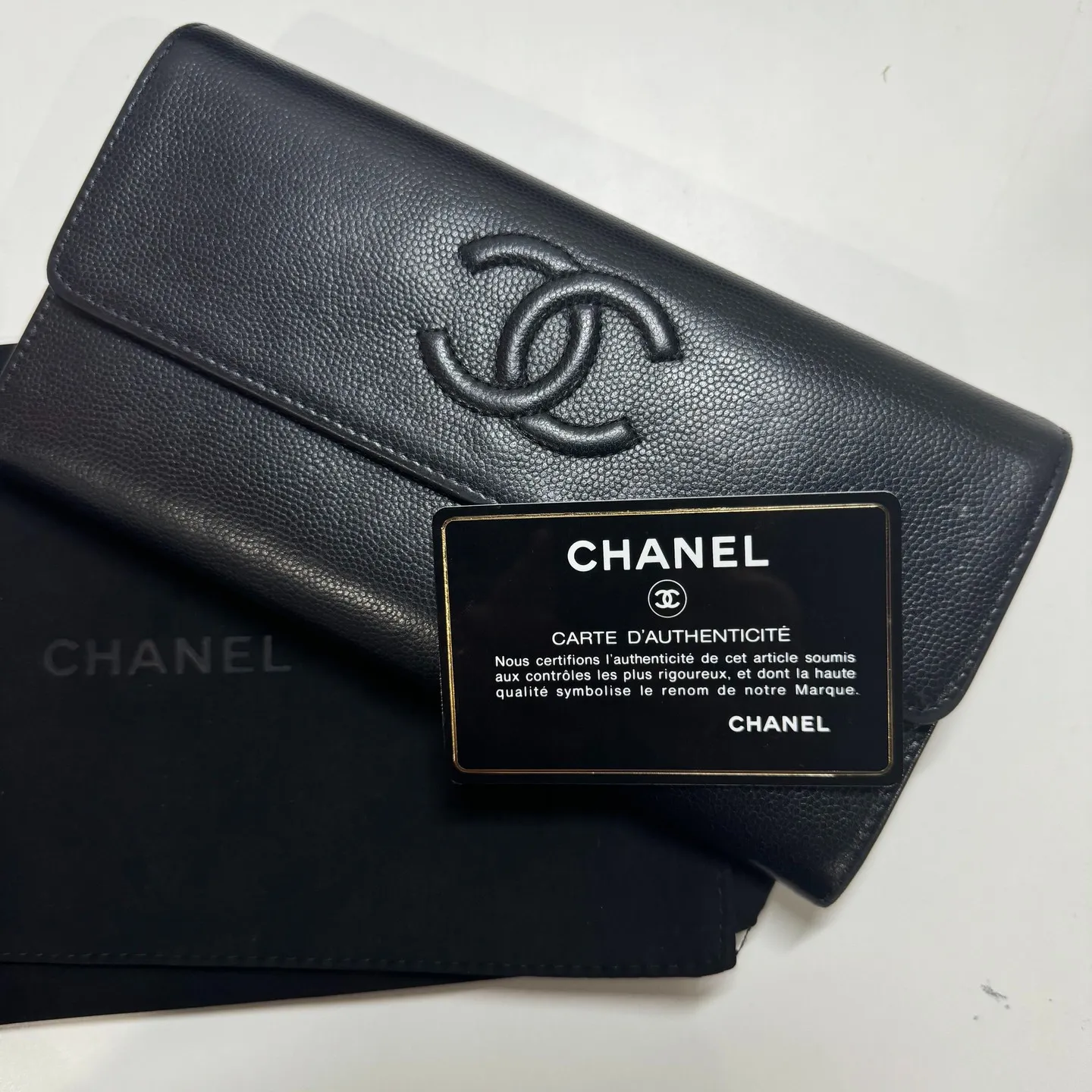 CHANEL『キャビアスキン　ウォレット』買い取りました！！